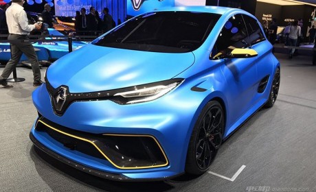 百公里加速3.2秒 雷诺ZOE概念车亮相日内瓦