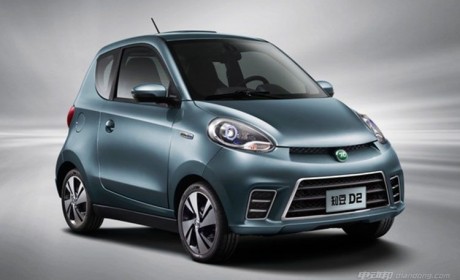 2017款知豆D2上市 售4.68万-5.98万元