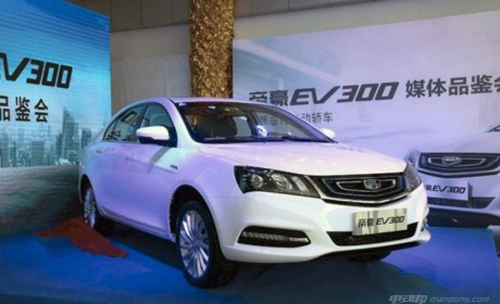 吉利帝豪EV300正式上市 补贴后售价12.88-14.98万元