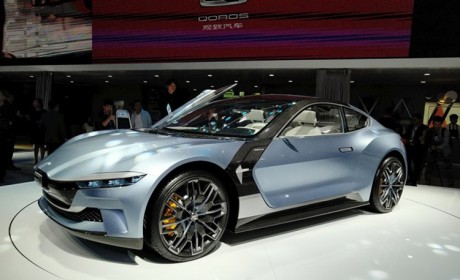 搭载5G和AI人工智能 观致MILE电动轿跑概念车亮相