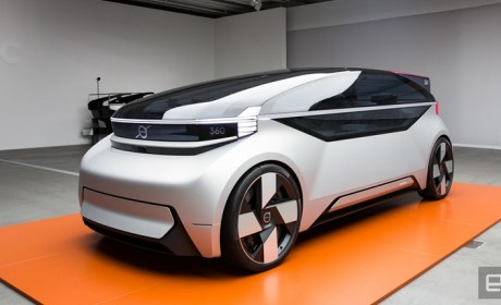 外观造型极具科技感 沃尔沃360C概念车发布