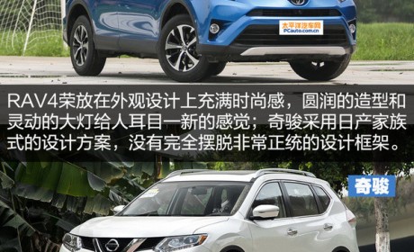 RAV4荣放对比奇骏 5座日系SUV哪家强？