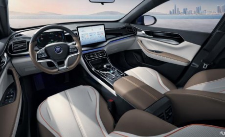 2023款秦PLUS DM-i冠军版内饰官图发布