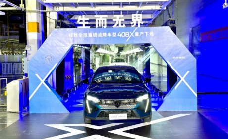 3月预售/4月上市 东风标致408X正式下线