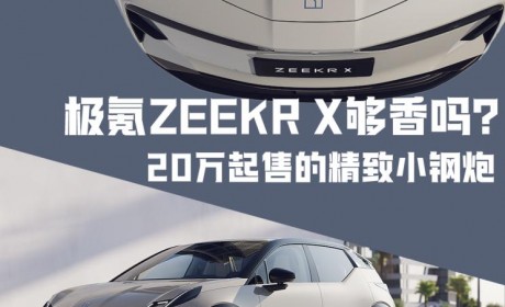20万起售的精致小钢炮 ZEEKR X够香吗？