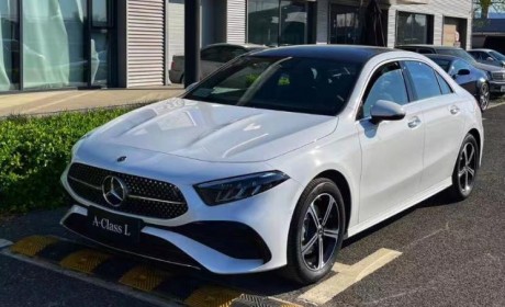 细节更运动 新款奔驰A级实车谍照曝光