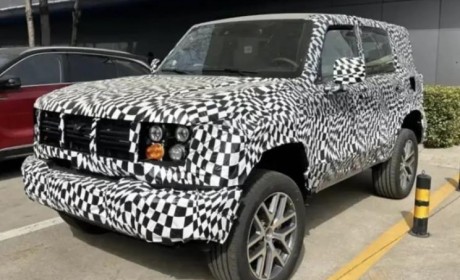 预计9月底量产 全新北京BJ40国内谍照