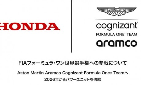 本田将于2026年重返一级方程式锦标赛