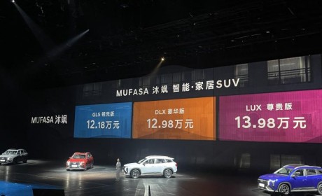 售12.18万起 现代MUFASA 沐飒正式上市