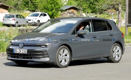 2024年发布 中期改款大众高尔夫谍照