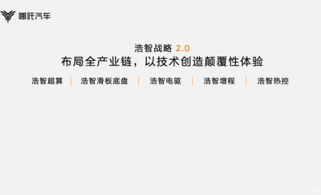 底盘电机样样齐全 哪吒发布多款新技术
