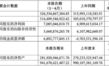 营收/净利双增长 上汽集团2023年半年报