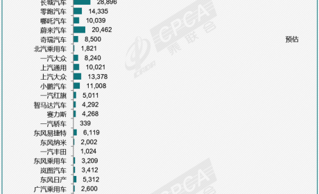 乘联会发布7月新能源市场预估销量排名