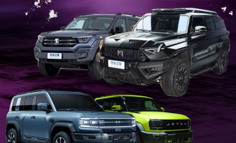 豹5/坦克400 新能源SUV集体玩硬派越野