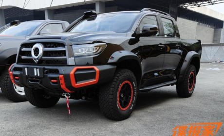 2023成都车展探馆：2023款长城炮黑弹版