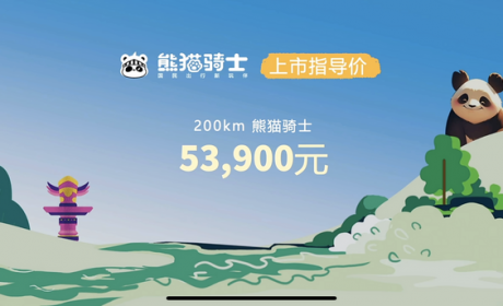 仅售5.39万元 吉利熊猫骑士正式上市