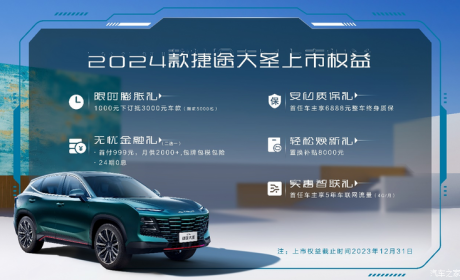 9.69-12.99万 2024款捷途大圣正式上市