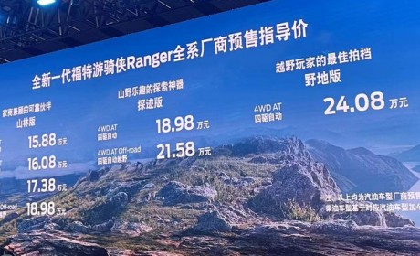 2023广州车展：福特游骑侠首发版上市