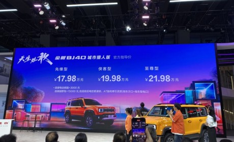 2023广州车展：新北京BJ40售17.98万起