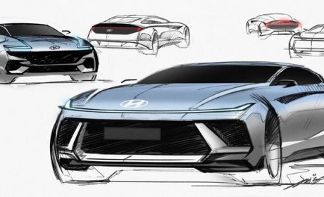 颜值出众 国产新现代索纳塔手绘图曝光