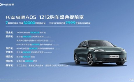 长安启源针对三款车型推12月限时优惠