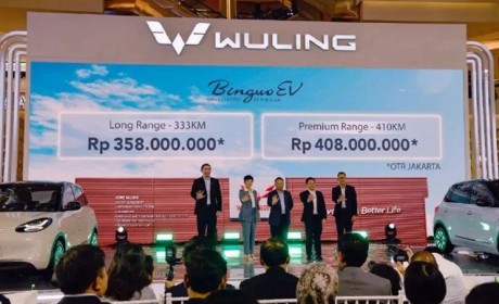 售价破亿/两种续航 五菱缤果印尼上市