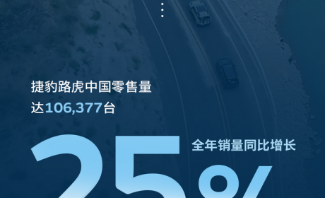 同比增长25% 捷豹路虎公布2023国内销量