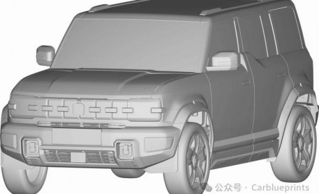 或定位纯电硬派越野 奇瑞全新SUV专利图