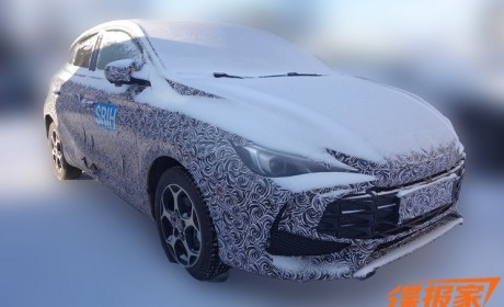 将日内瓦车展首发 全新名爵3国内谍照