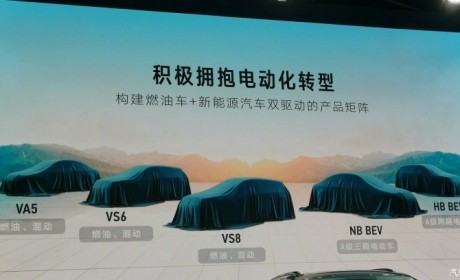 将推出VS6/VS8/VA5等 捷达新车规划曝光
