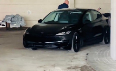 新款特斯拉Model 3高性能版无伪装谍照