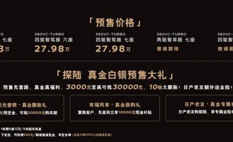 预售23.98万起 日产探陆将于3月上市