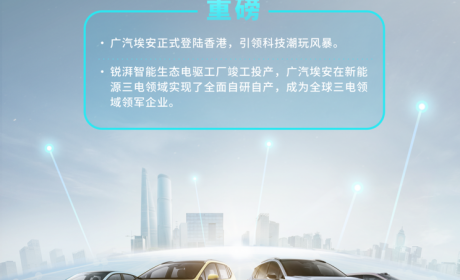 广汽埃安2024年1月全球销量为24947辆