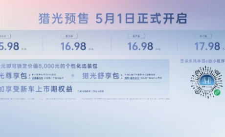 2024北京车展：东风本田猎光e:NS2预售