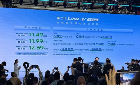 北京车展：新款长安UNI-V 智电iDD上市