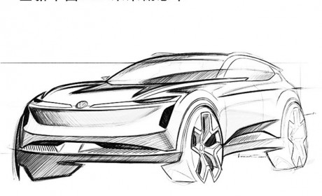 4月24日见 大众全新中国DNA概念车草图