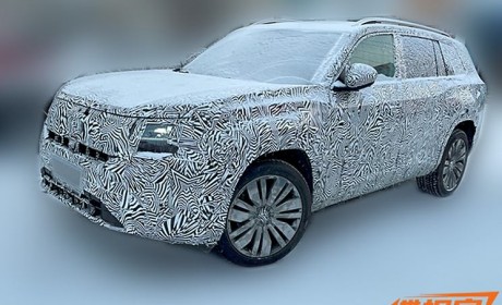 尺寸超现款车型 疑似全新大众途昂谍照