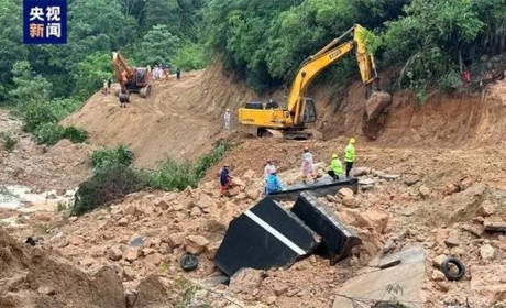广东梅大高速路面塌陷事故已致36人遇难