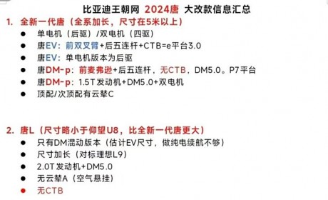 或搭载DM5.0 疑似全新比亚迪唐插混谍照