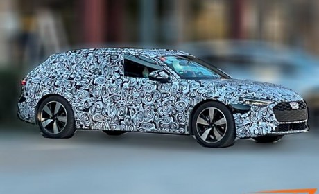 采用大联屏！全新奥迪A4 Avant内饰谍照