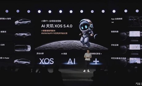 AI智驾/AI座舱/AI底盘/AI互联一锅端 小鹏发布AI天玑XOS 5.4.0