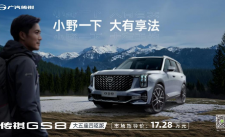 全域皆驾域，传祺GS8大五座四驱版上市，售价17.28万