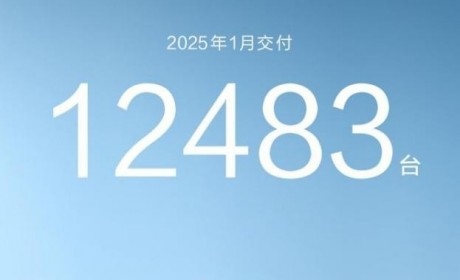 持续引领高端市场，问界M9 1月交付12483辆