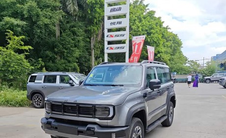 外观沿用经典设计 北京BJ40燃油版车型到店
