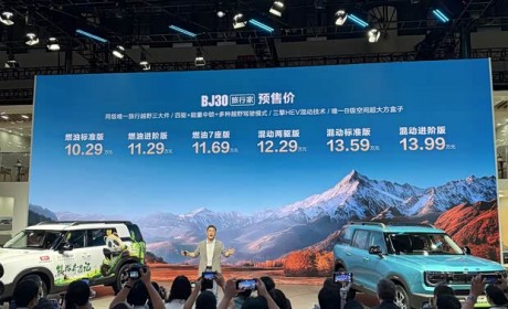 2025成都车展：北京越野BJ30旅行家预售10.29万起 车内7座布局