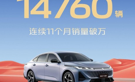年度销冠迎开门红！长安逸动系列一月销量14760，连续11个月破万！