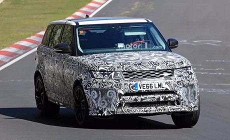 外观小幅调整 新款揽胜运动版SVR新谍照