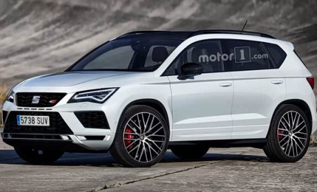 或9月亮相 西雅特Ateca Cupra效果图